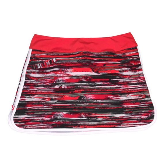 Athleta Whatever Skort Skirt Red Space Dye